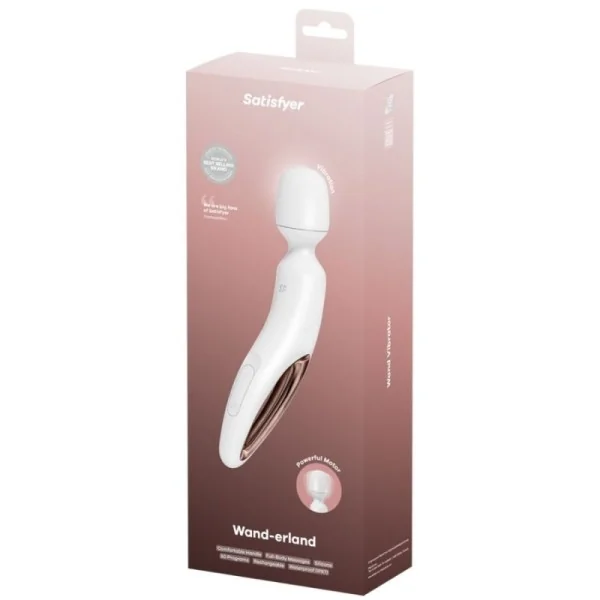 WAND ERLAND VIBRIERENDES MASSAGER WEISS VON SATISFYER WAND
