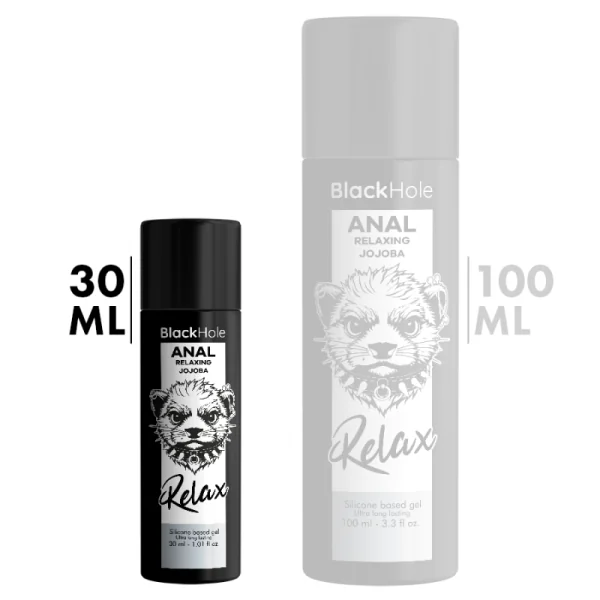 ANAL ENTSPANNENDE JOJOBA RELAX SILIKONBASIS 30 ML VON BLACK HOLE