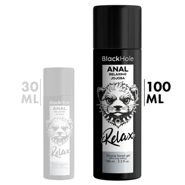 ANAL ENTSPANNENDE JOJOBA RELAX SILIKONBASIS 100 ML VON BLACK HOLE