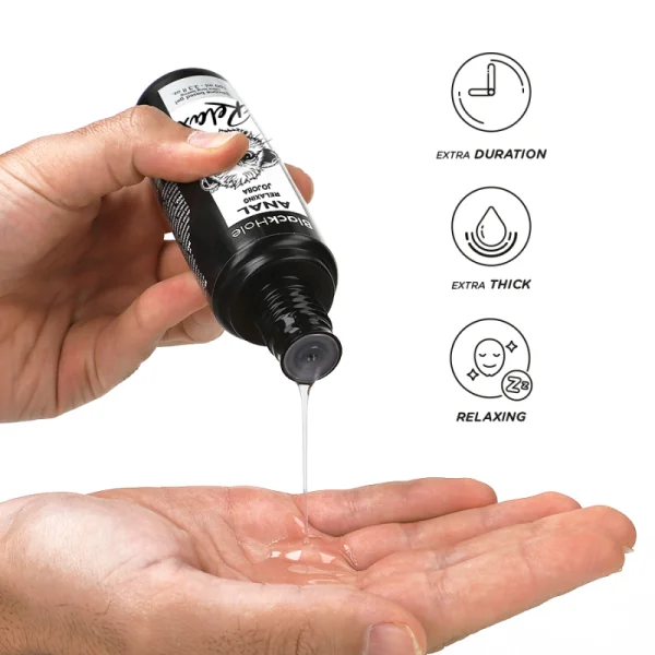 ANAL ENTSPANNENDE JOJOBA RELAX SILIKONBASIS 100 ML VON BLACK HOLE