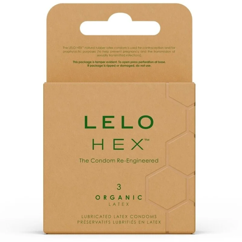 HEX BIO-KONDOMBOX 3 STÜCK VON LELO