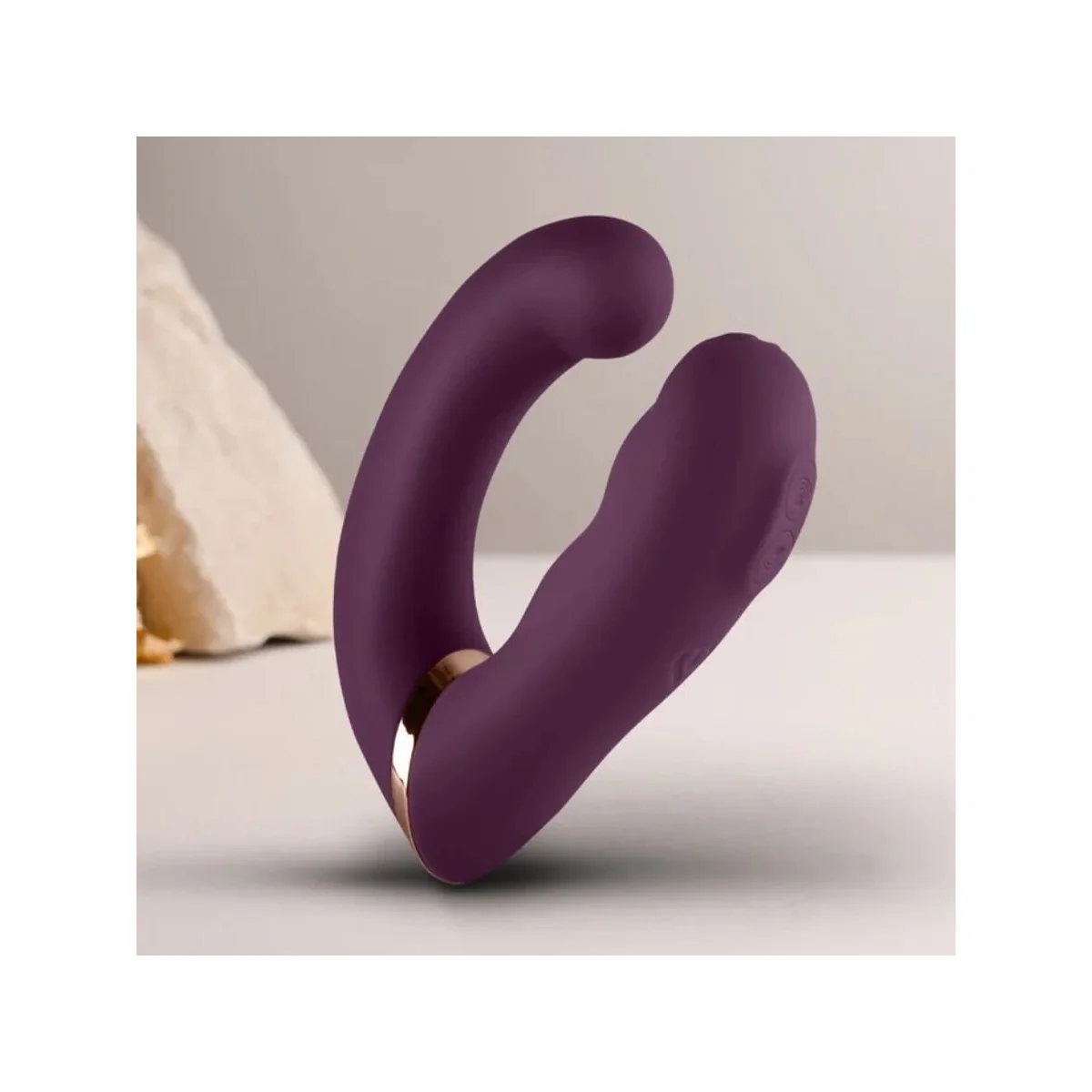 GEMINI DUAL VIBRATOR G-SPOT KLITORIS STIMULATOR LILA VON ROCKS-OFF