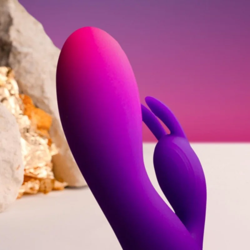 GLO-GIRL LILA RABBIT VIBRATOR VON ROCKS-OFF 2
