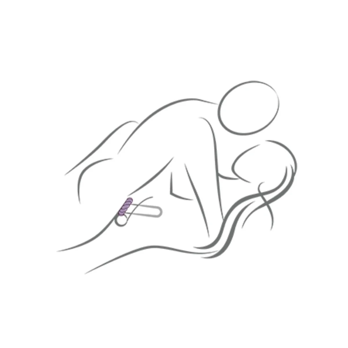 TWIST SCHWARZER SILIKON-MASTURBATORRING VON ROCKS-OFF