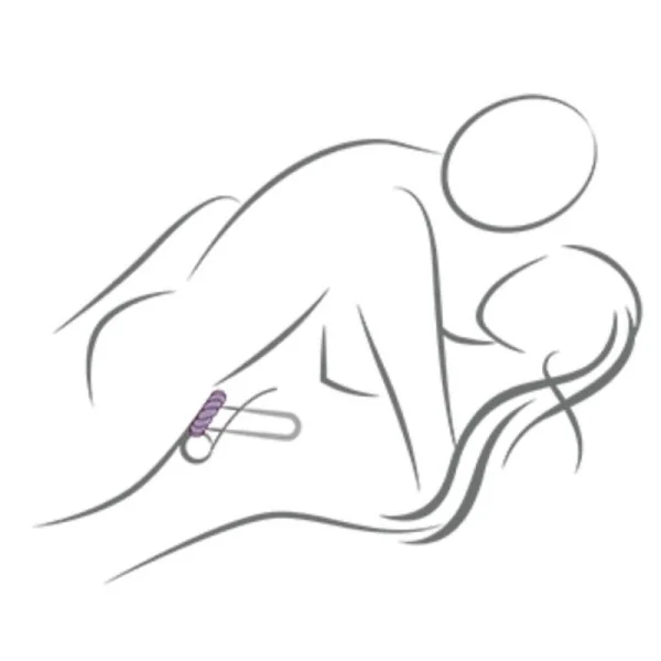 TWIST SCHWARZER SILIKON-MASTURBATORRING VON ROCKS-OFF