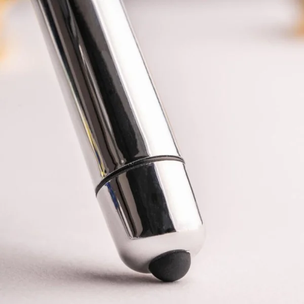 RO-80 CHROM VIBRIERENDES BULLET SILBER VON ROCKS-OFF