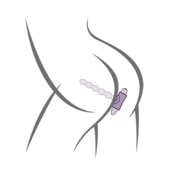 PETITE SENSATIONS PEARLS ANAL PLUG VIBRATOR SCHWARZ VON ROCKS-OFF