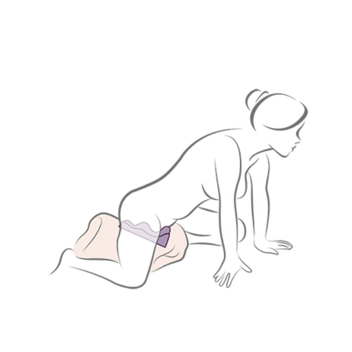 RUBY GLOW PURPLE SIT-ON VIBRATOR VON ROCKS-OFF