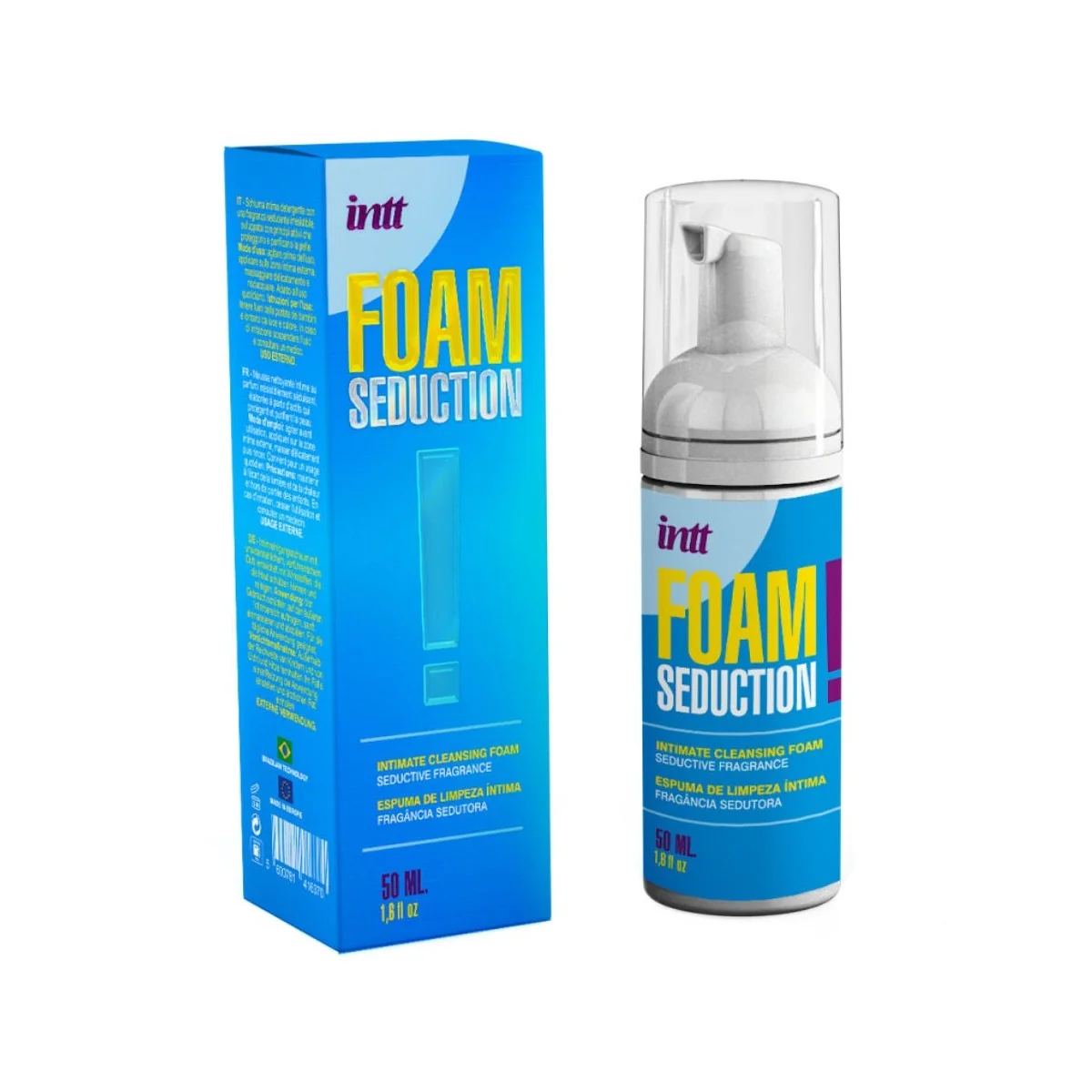 FOAM SEDUCTION INTIM-REINIGUNGSSCHAUM 50 ML VON INTT RELEASES