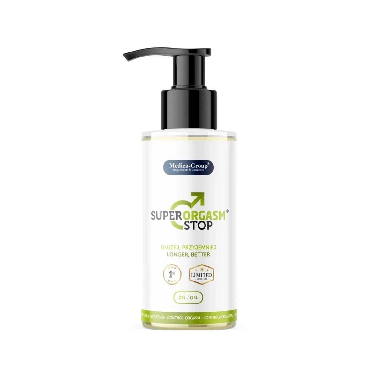 SUPER ORGASM STOP INTIMGEL FÜR MÄNNER 150 ML VON MEDICA GROUP