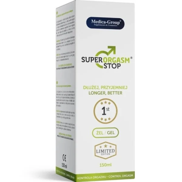 SUPER ORGASM STOP INTIMGEL FÜR MÄNNER 150 ML VON MEDICA GROUP