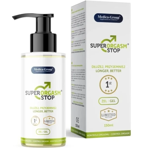 SUPER ORGASM STOP INTIMGEL FÜR MÄNNER 150 ML VON MEDICA GROUP