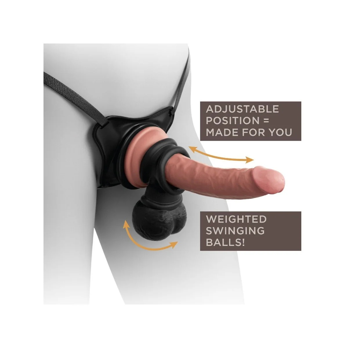 DIE KRONJUWELEN GEWICHTETE SCHWINGENDE KUGELN AUS SILIKON VON KING COCK