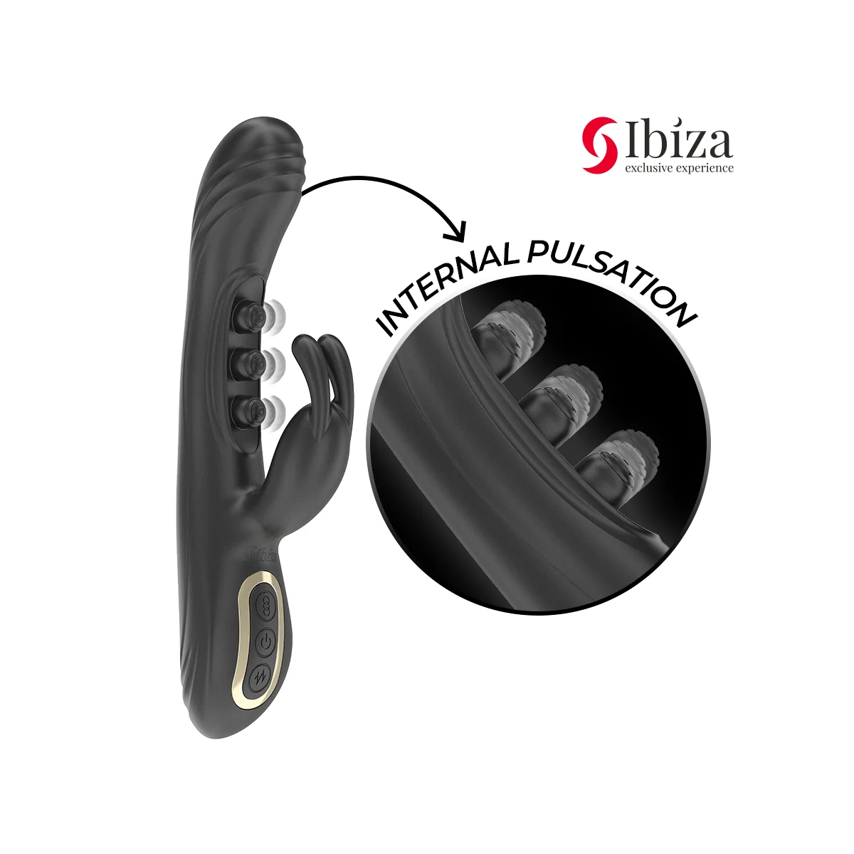 VIBRIERENDES RABBIT MIT PULSATION VON IBIZA