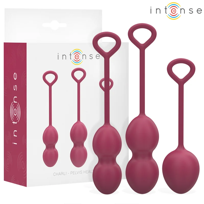 CHARLI KEGEL BALL KIT BURGUND VON INTENSE HEALTH & FUN