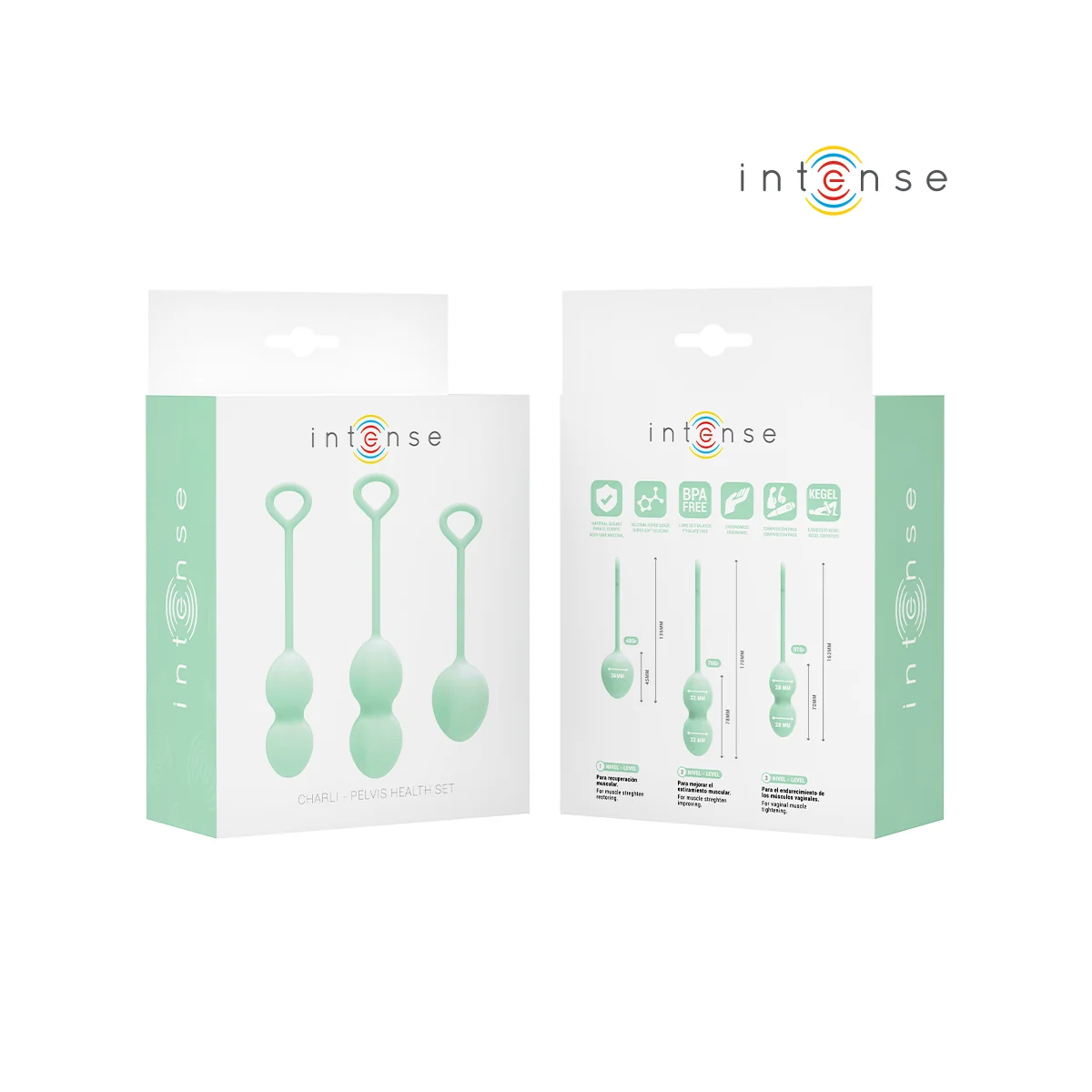 CHARLI KEGEL BALL KIT HELLGRÜN VON INTENSE HEALTH & FUN