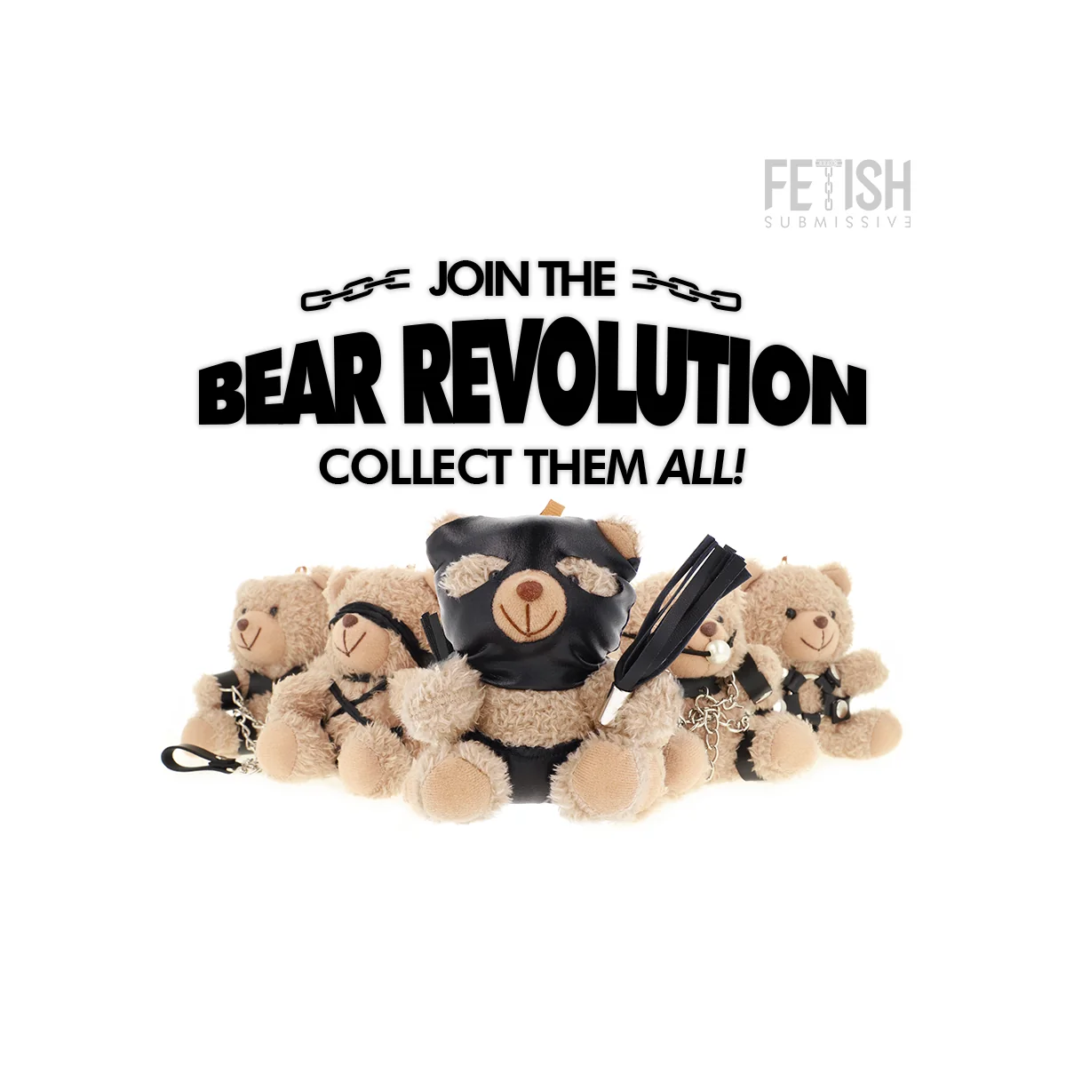 LUNO BDSM TEDDYBÄR MODELL 7 VON FETISH SUBMISSIVE REBEL TOYS
