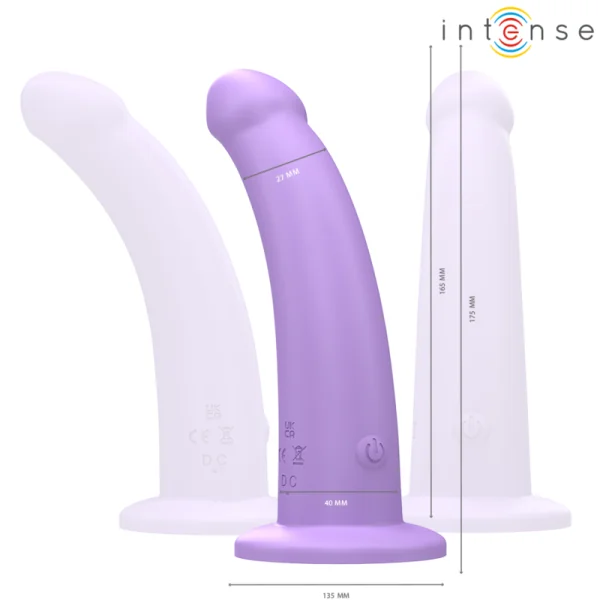 EDDIE VIBRATOR 17,5 CM 10 VIBRATIONEN LILA MIT FERNBEDIENUNG VON INTENSE FUN