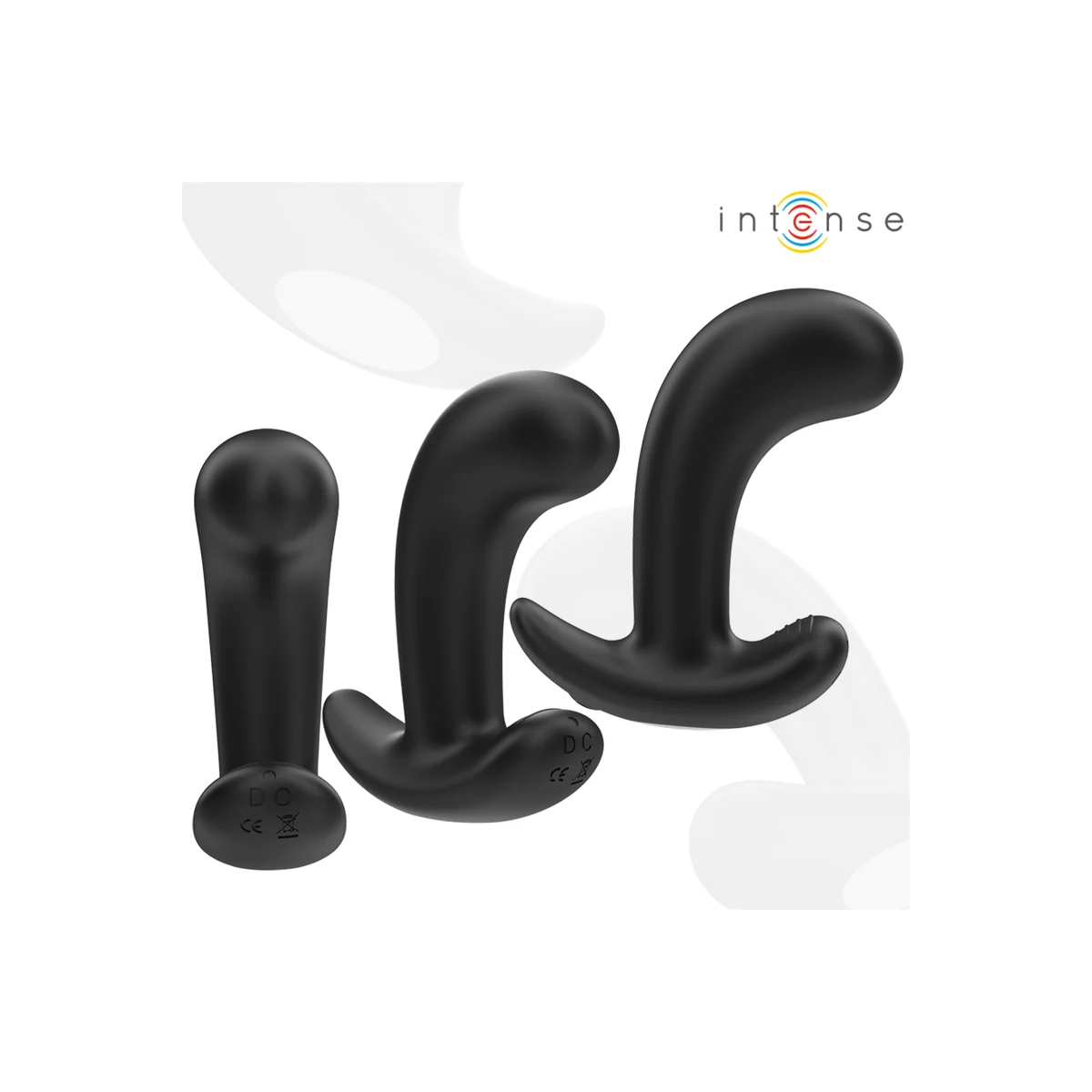 CHANDLER ANAL PLUG 10 VIBRATIONEN SCHWARZ MIT FERNBEDIENUNG VON INTENSE ANAL TOYS