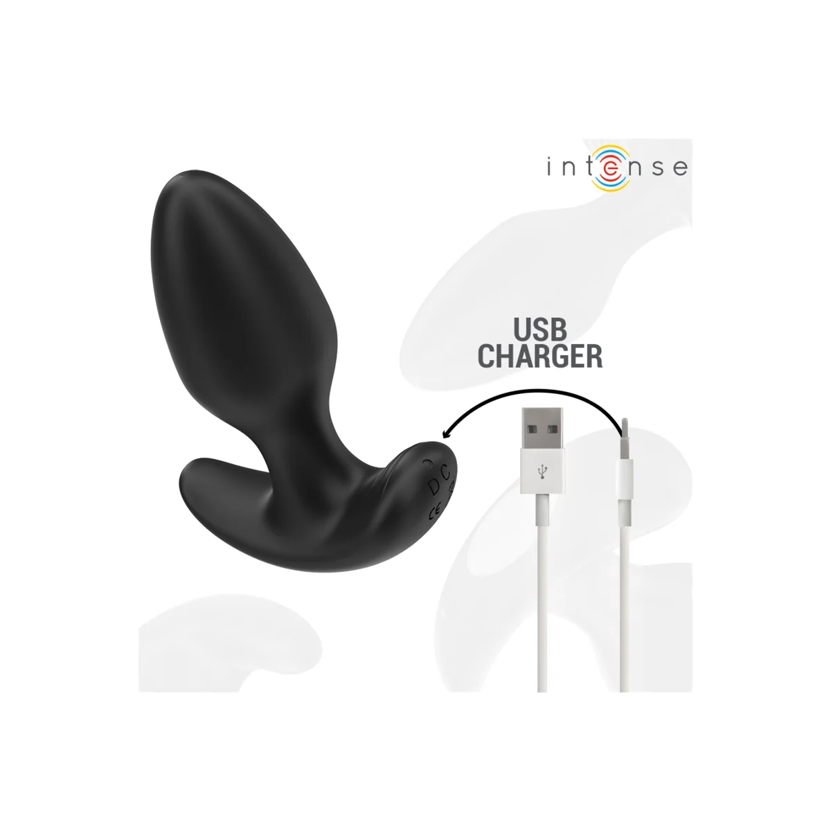 JOEY ANAL PLUG 10 VIBRATIONEN SCHWARZ MIT FERNBEDIENUNG VON INTENSE ANAL TOYS