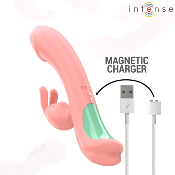 RACHEL RABBIT VIBRATOR 5 VIBRATIONEN ROSA VON INTENSE FUN