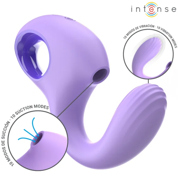 BAXTER VIBRATOR & STIMULATOR VIOLETT VON INTENSE FUN