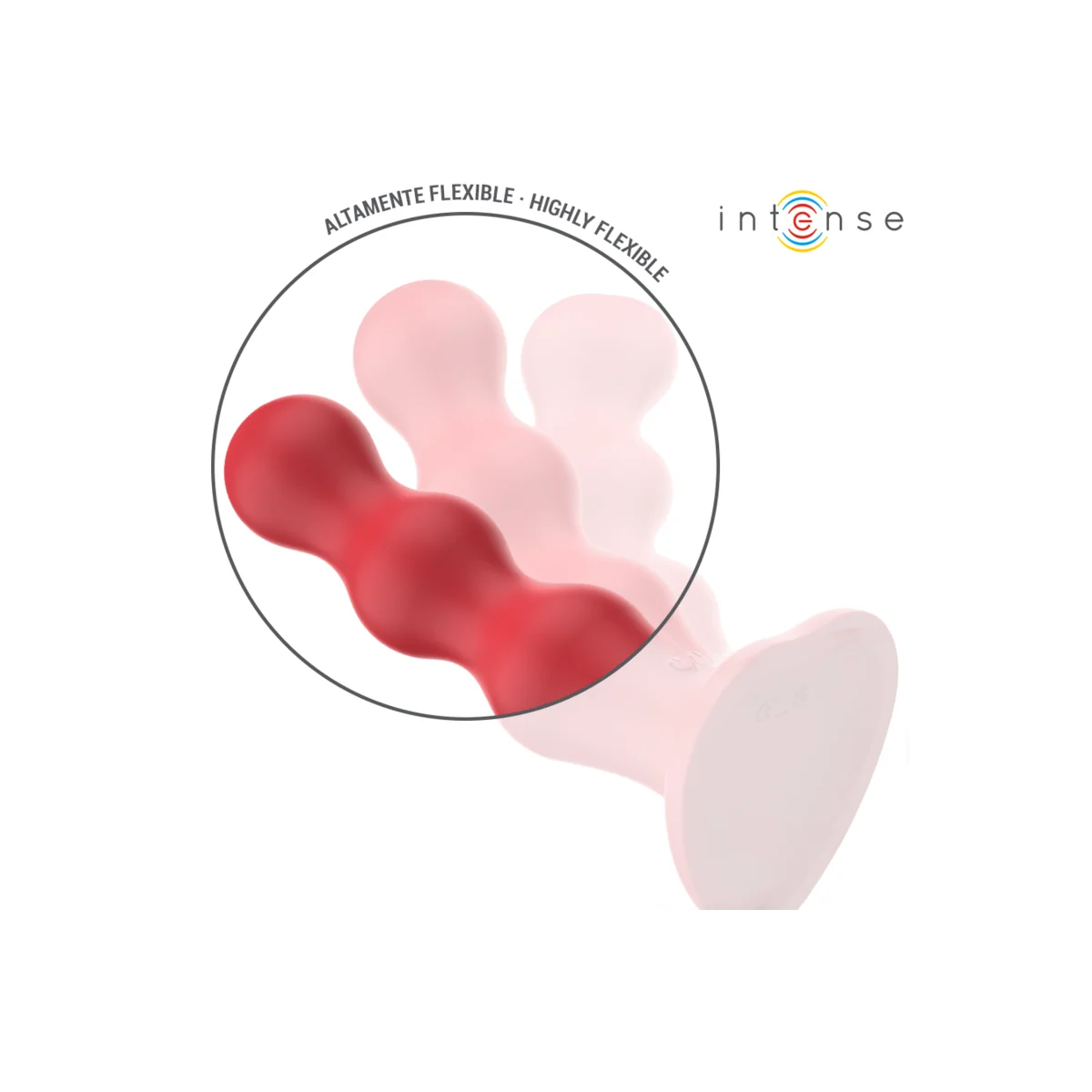 CODY VIBRATOR MIT SAUGNÄPFEN ROTE MIT FERNBEDIENUNG VON INTENSE FUN
