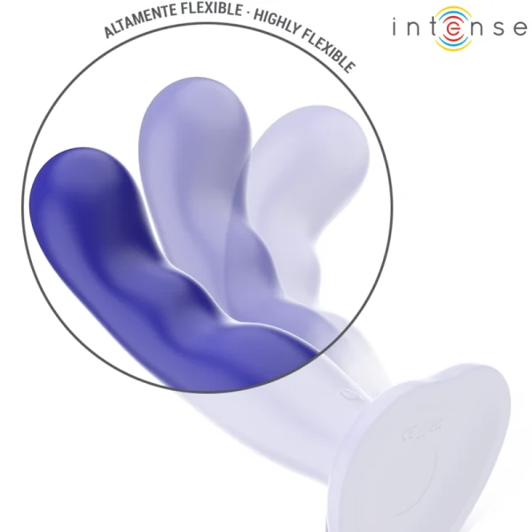 SHORTY VIBRATOR MIT SAUGNÄPFEN BLAU MIT FERNBEDIENUNG VON INTENSE FUN