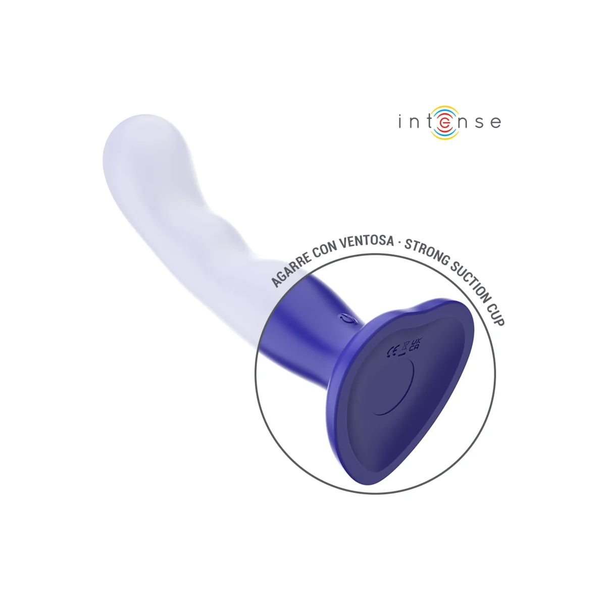 SHORTY VIBRATOR MIT SAUGNÄPFEN BLAU MIT FERNBEDIENUNG VON INTENSE FUN