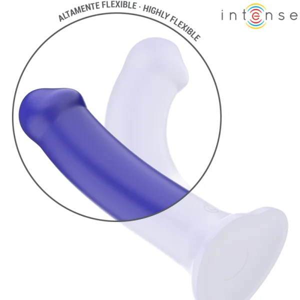 VICTORIA VIBRATOR MIT SAUGNAPF 10 VIBRATIONEN DUNKELBLAU MIT FERNBEDIENUNG VON INTENSE FUN