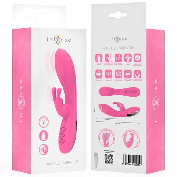 RANDALL RABBIT VIBRATOR 10 VIBRATIONEN ROSA VON INTENSE FUN