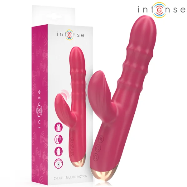 CHLOE MULTIFUNKTIONSVIBRATOR 3 IN 1 ROT VON INTENSE FUN