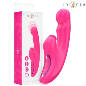 EMI VIBRATOR 13,5 CM MULTIFUNKTION 3 IN 1 10 VIBRATIONEN ROSA VON INTENSE FUN