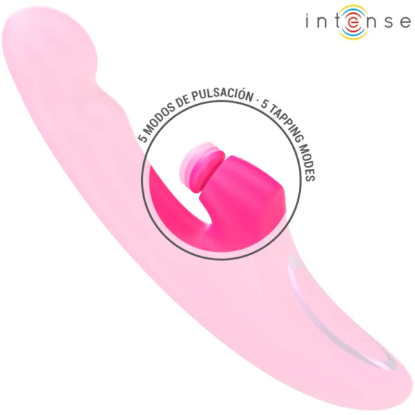 EMI VIBRATOR 13,5 CM MULTIFUNKTION 3 IN 1 10 VIBRATIONEN ROSA VON INTENSE FUN
