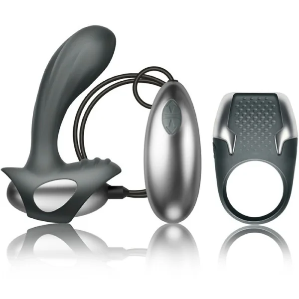 EXCITE KIT COCK RING + DRAHT-PROSTATAMASSAGEGERÄT VON CLIMAXIMUM