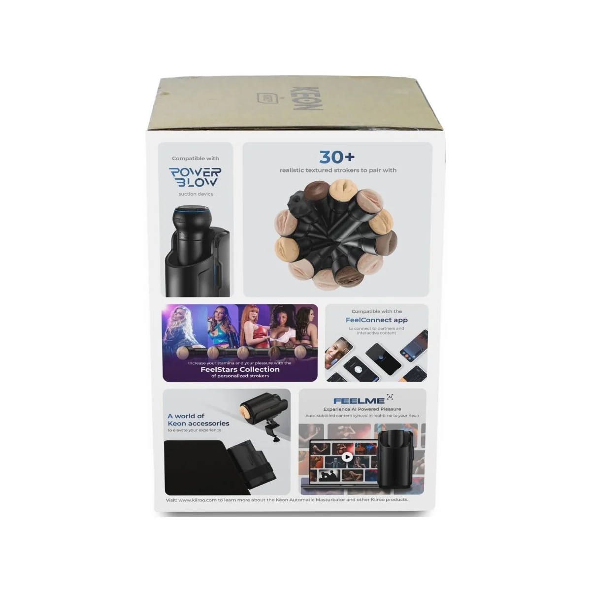 KEON WIFI COMBO AUTOMATISCHER MASTURBATOR + FEEL STROKER VON KIIROO