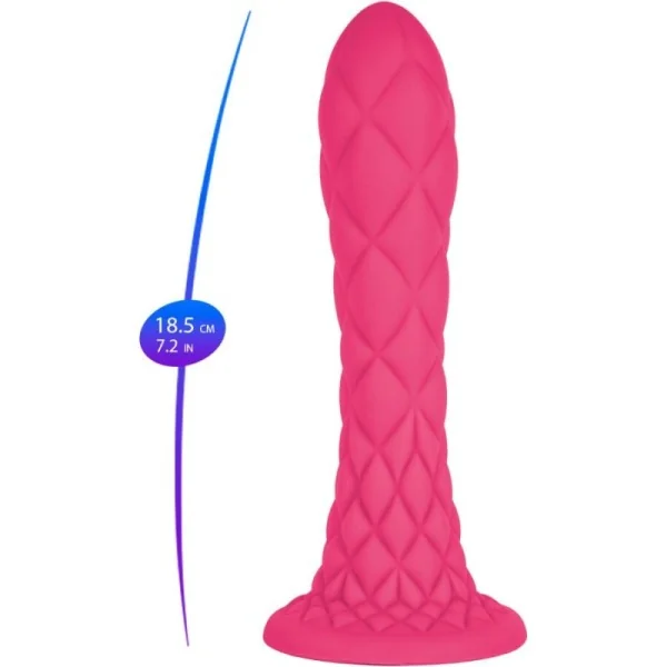 DREAMY DILDO FANTASY FLÜSSIGSILIKON THERMOREAKTIV FUCHSIA 18,5 CM VON SILEXD