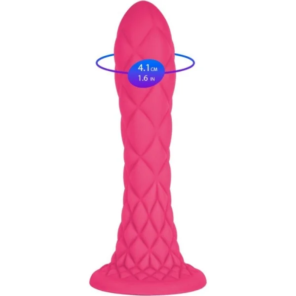 DREAMY DILDO FANTASY FLÜSSIGSILIKON THERMOREAKTIV FUCHSIA 18,5 CM VON SILEXD