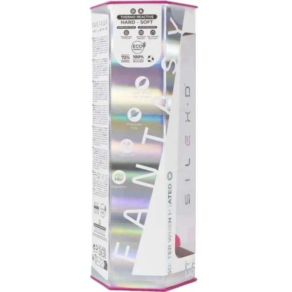 DREAMY DILDO FANTASY FLÜSSIGSILIKON THERMOREAKTIV FUCHSIA 18,5 CM VON SILEXD