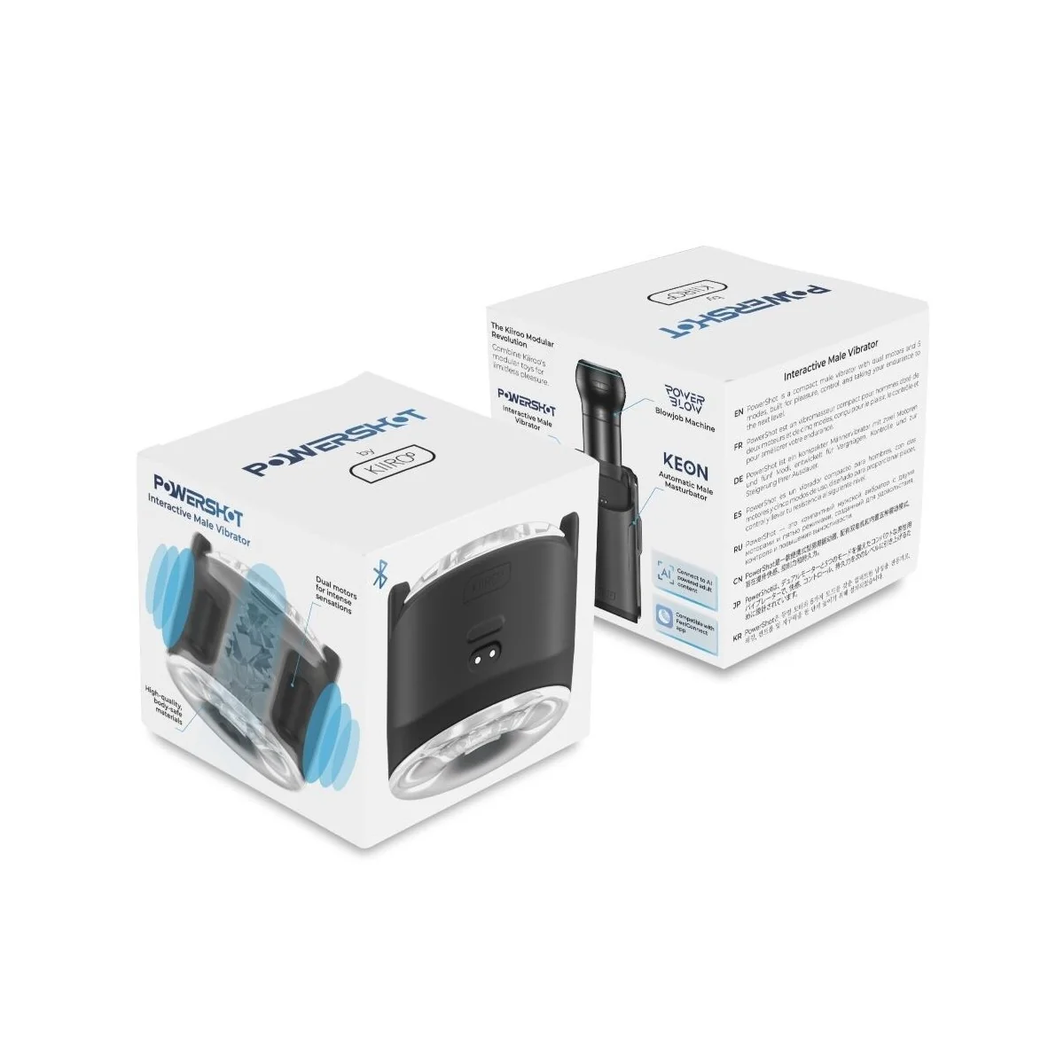 POWERSHOT MÄNNLICHER TASCHENVIBRATOR VON KIIROO