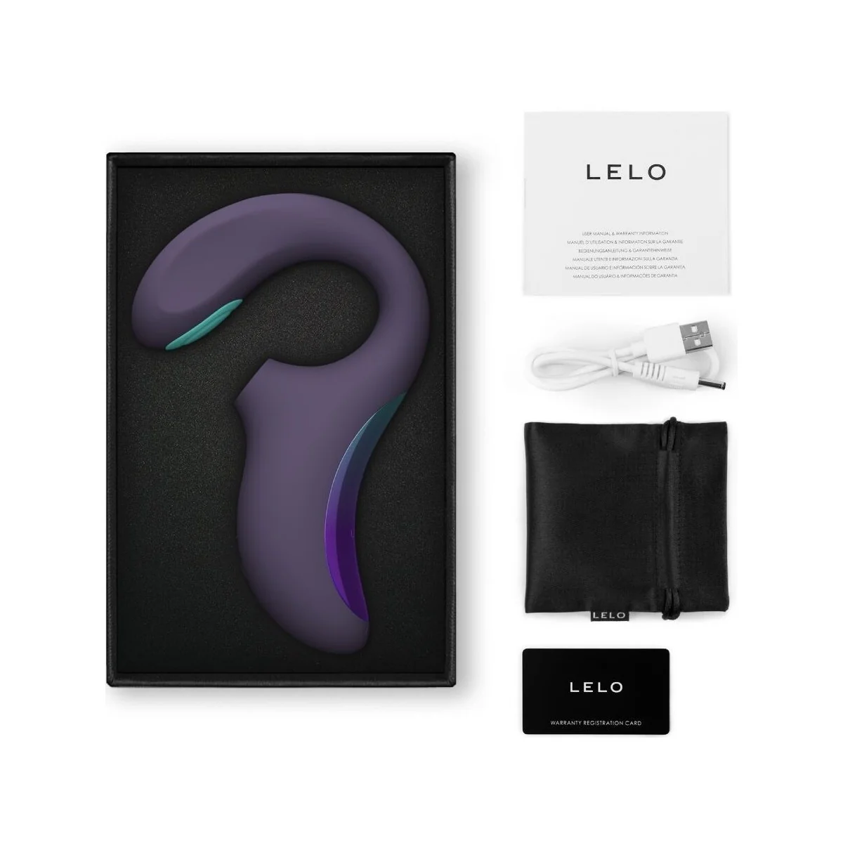 ENIGMA DOPPEL-SCHALLVIBRATOR POINT G CYBER PURPLE VON LELO