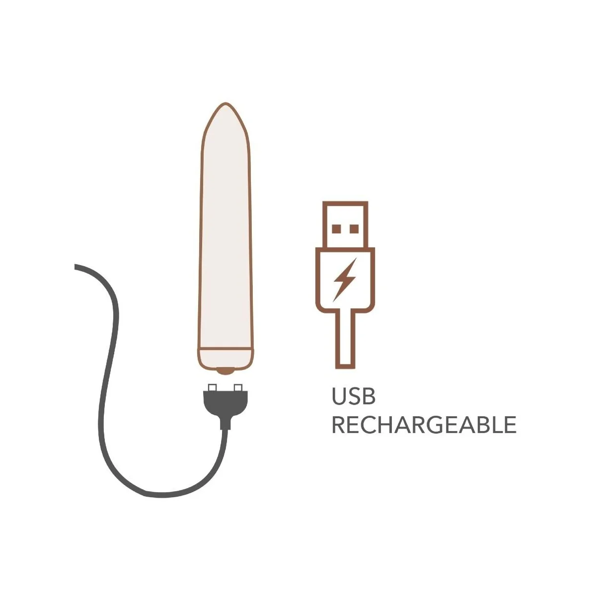 WIEDERAUFLADBARER VIBRIERENDER BULLET POPPY RED VON ROCKS-OFF