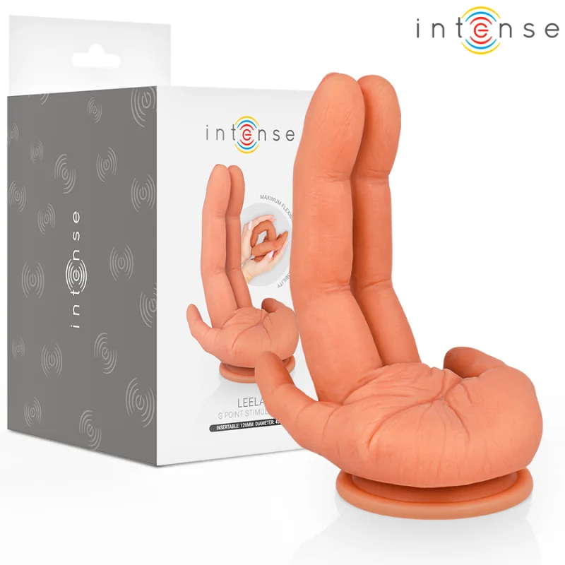 LEELA G-SPOT STIMULATOR FLEXIBLE HAND 12,6 CM VON INTENSE FUN