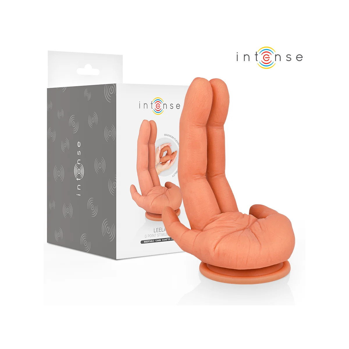 LEELA G-SPOT STIMULATOR FLEXIBLE HAND 12,6 CM VON INTENSE FUN