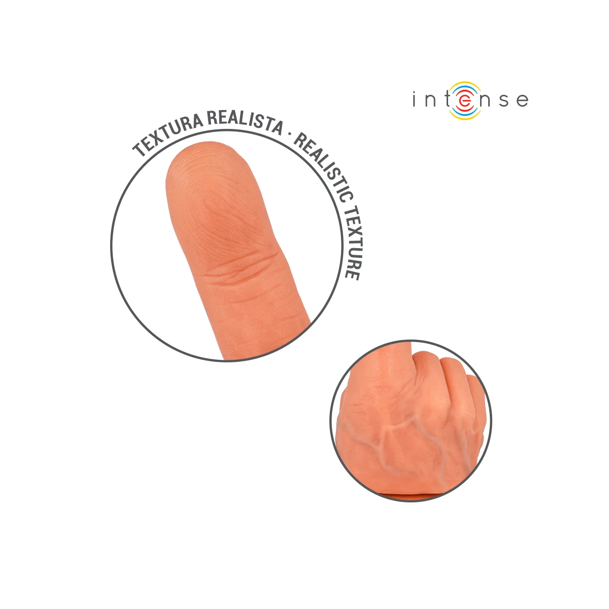 HUBERT G-SPOT STIMULATOR FLEXIBLE HAND 14,2 CM VON INTENSE FUN