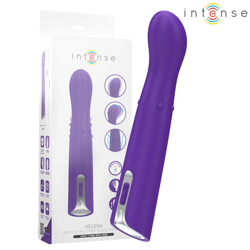 HELENA BEADS UP & DOWN WIGGLE VIBRATOR 13,5 CM VON INTENSE FUN