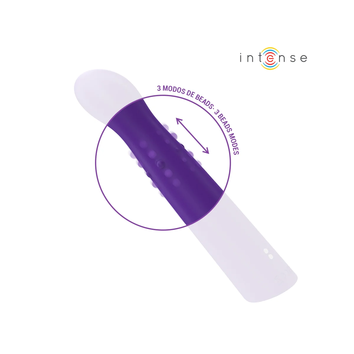 HELENA BEADS UP & DOWN WIGGLE VIBRATOR 13,5 CM VON INTENSE FUN