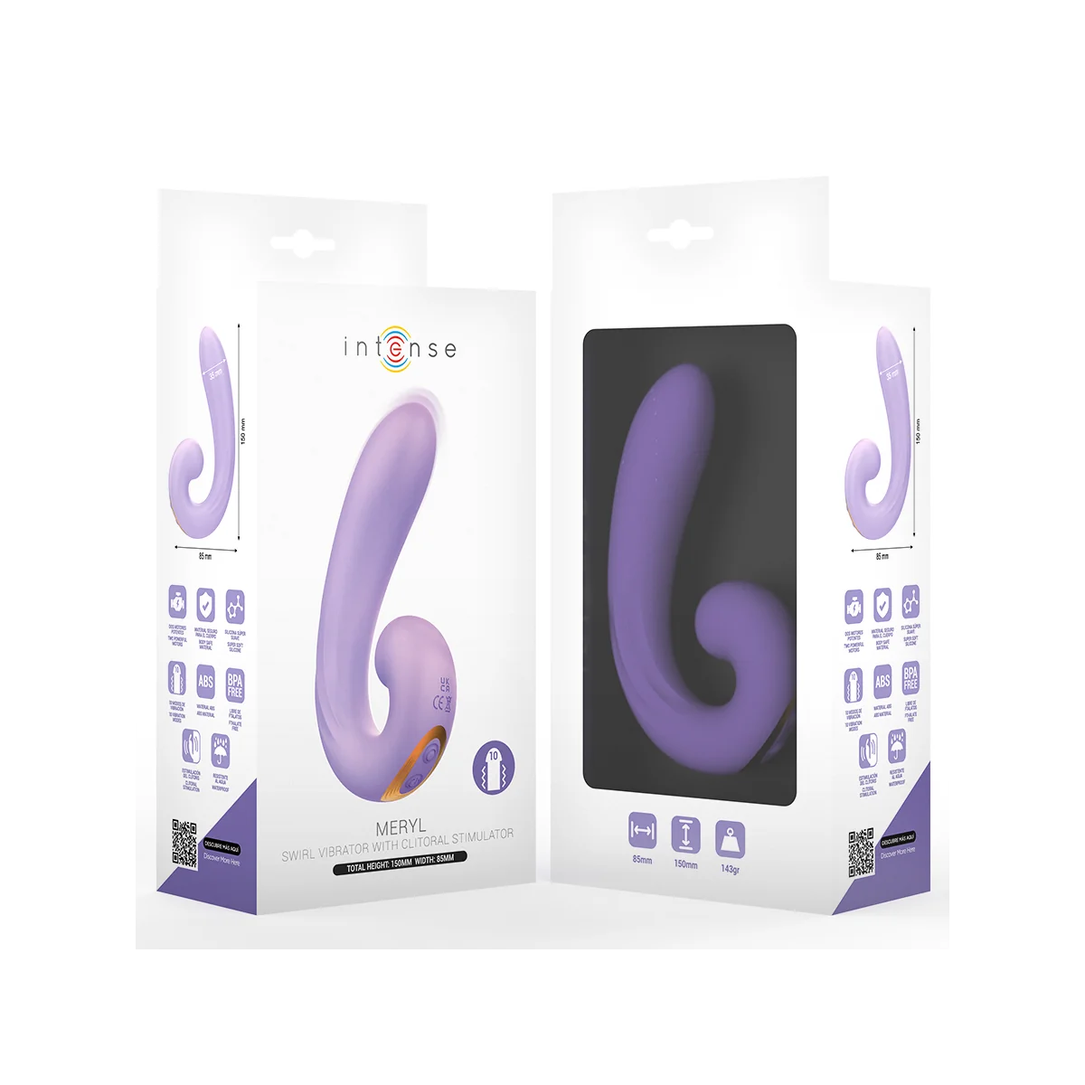 MERYL DOPPELVIBRATION KLITORISSTIMULATOR VON INTENSE FUN