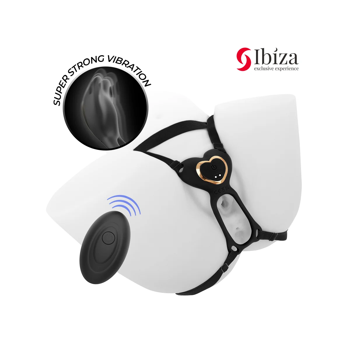 HERZ-PANTY-PARTNERVIBRATOR MIT FERNBEDIENUNG VON IBIZA