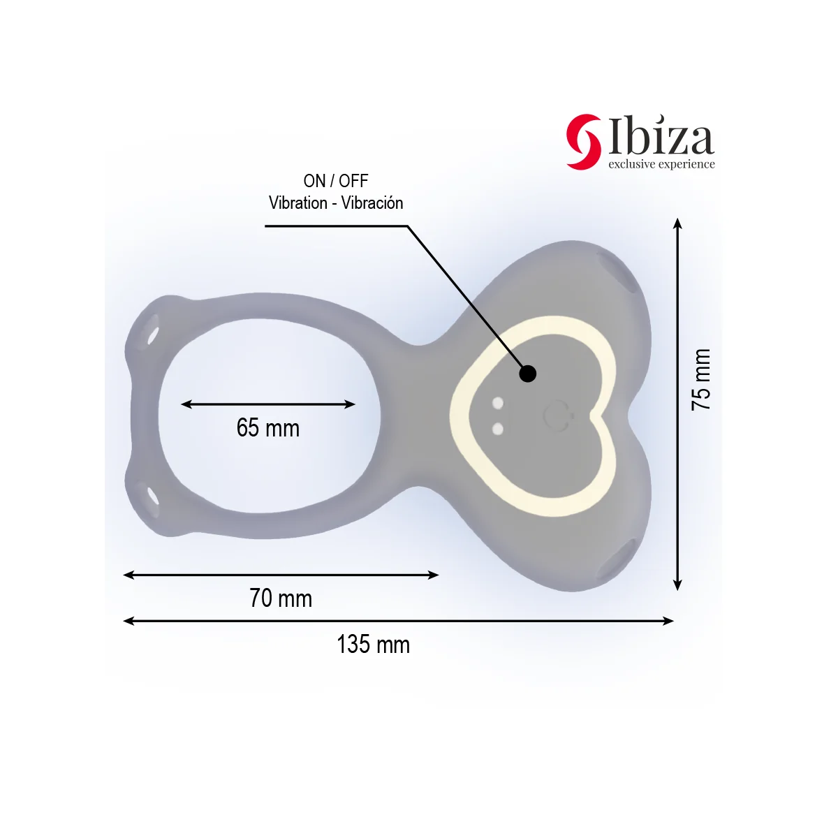 HERZ-PANTY-PARTNERVIBRATOR MIT FERNBEDIENUNG VON IBIZA